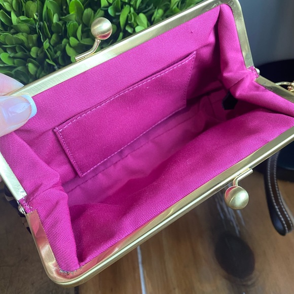 Coach Leopard Ocelot Satin Framed Kisslock - Picture 15 of 15